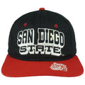 Vintage NCAA (Cap Boy) - San Diego State Aztecs Snapback Hat 1990s OSFA in black