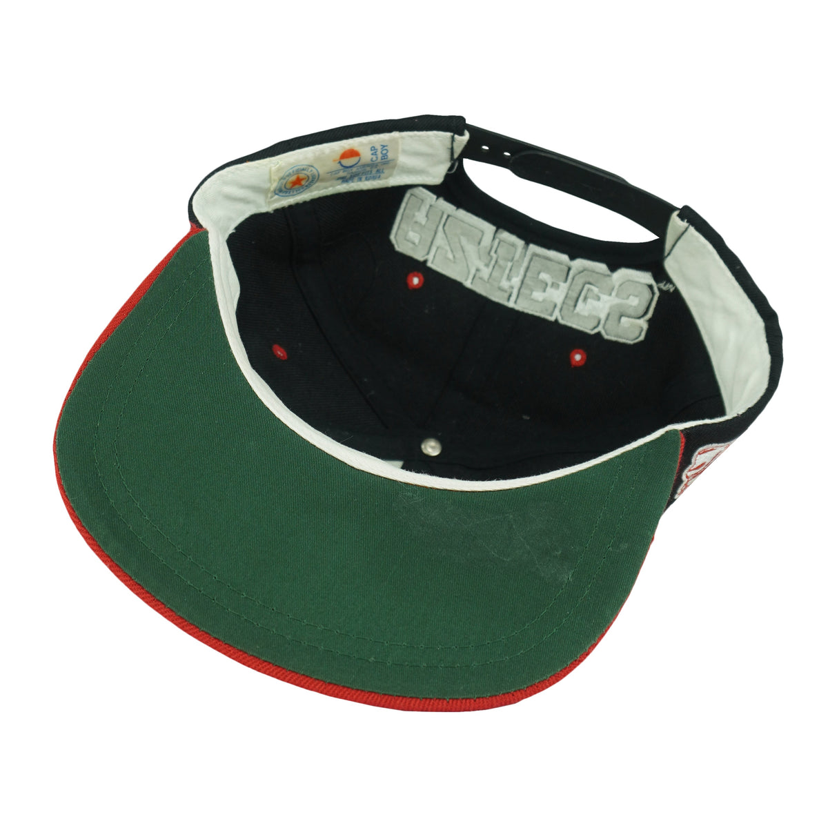Vintage NCAA (Cap Boy) - San Diego State Aztecs Snapback Hat 1990s OSFA in black