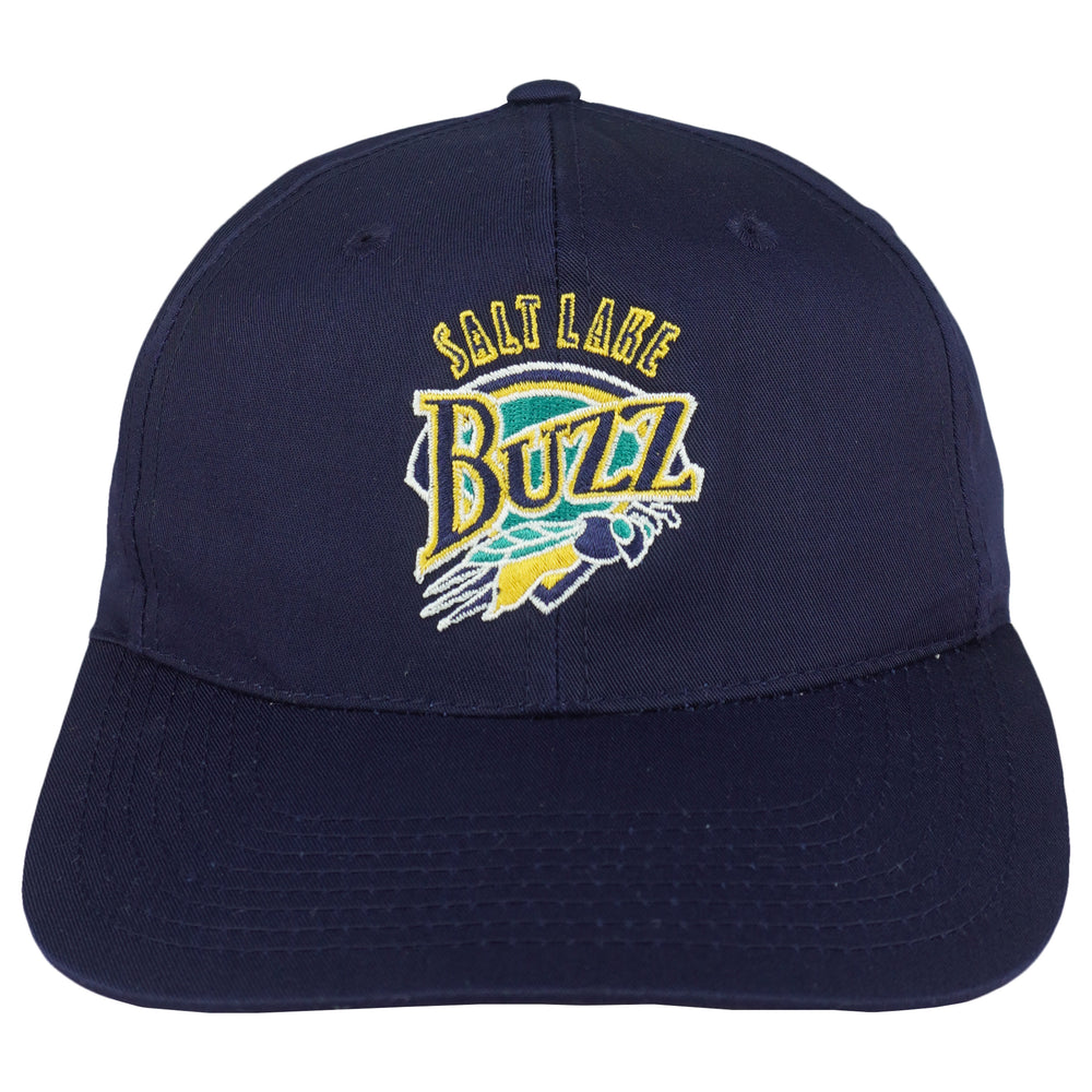 MLB (OC) - Salt Lake Buzz Snapback Hat 1990s OSFA Vintage Retro Baseball