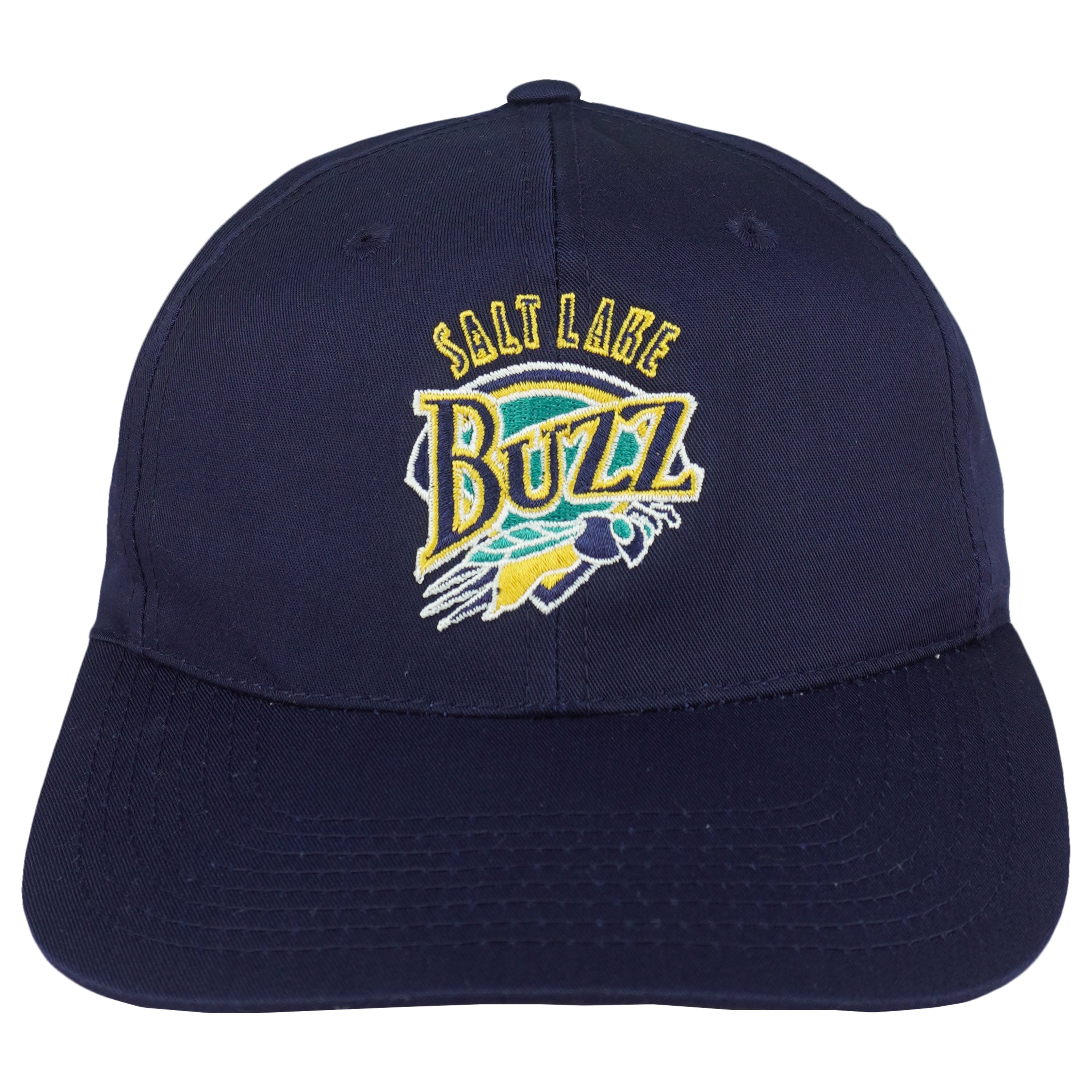 MLB (OC) - Salt Lake Buzz Snapback Hat 1990s OSFA Vintage Retro Baseball