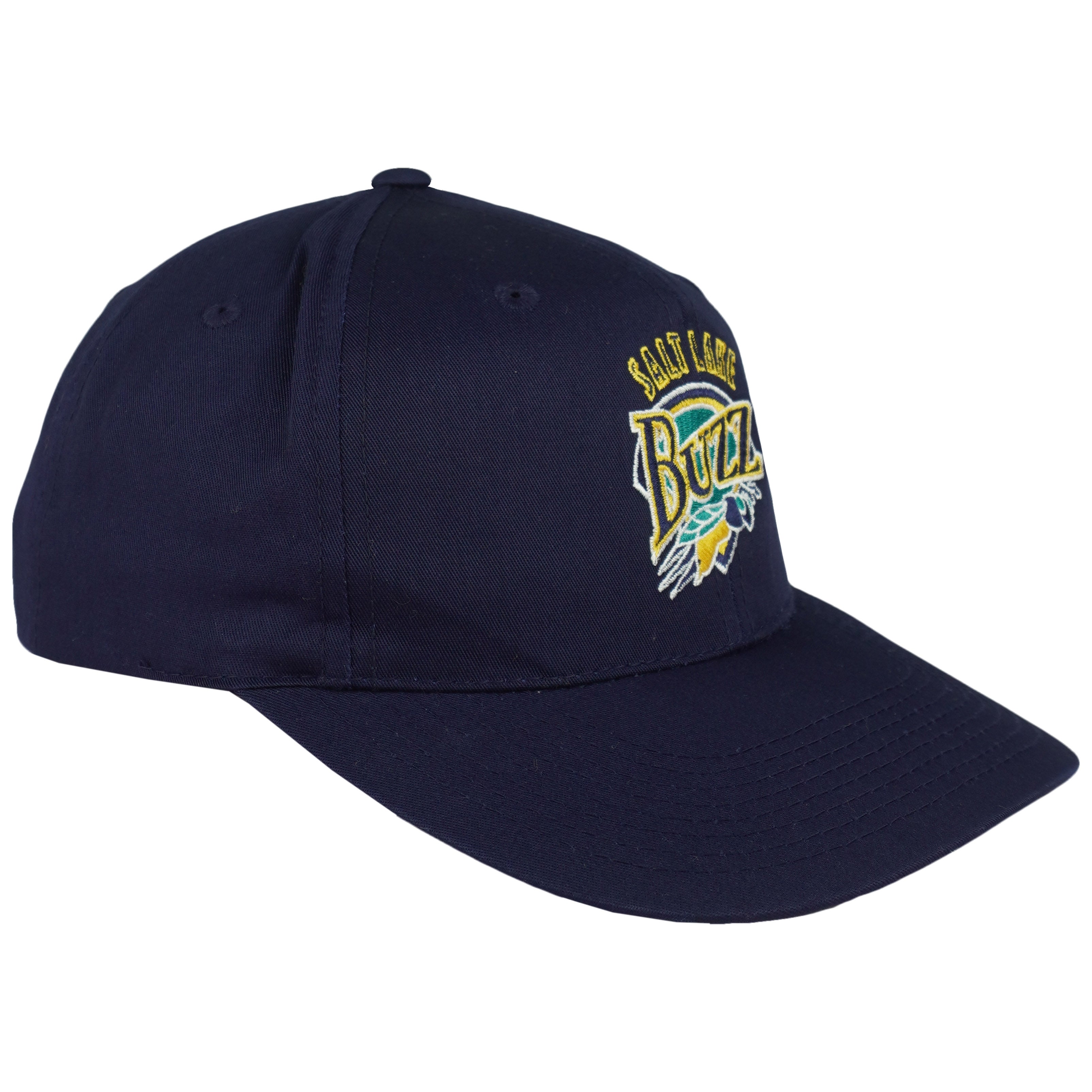 MLB (OC) - Salt Lake Buzz Snapback Hat 1990s OSFA Vintage Retro Baseball