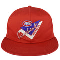 NHL - Montreal Canadiens Embroidered Snapback Hat 1990s OSFA Vintage Retro Hockey
