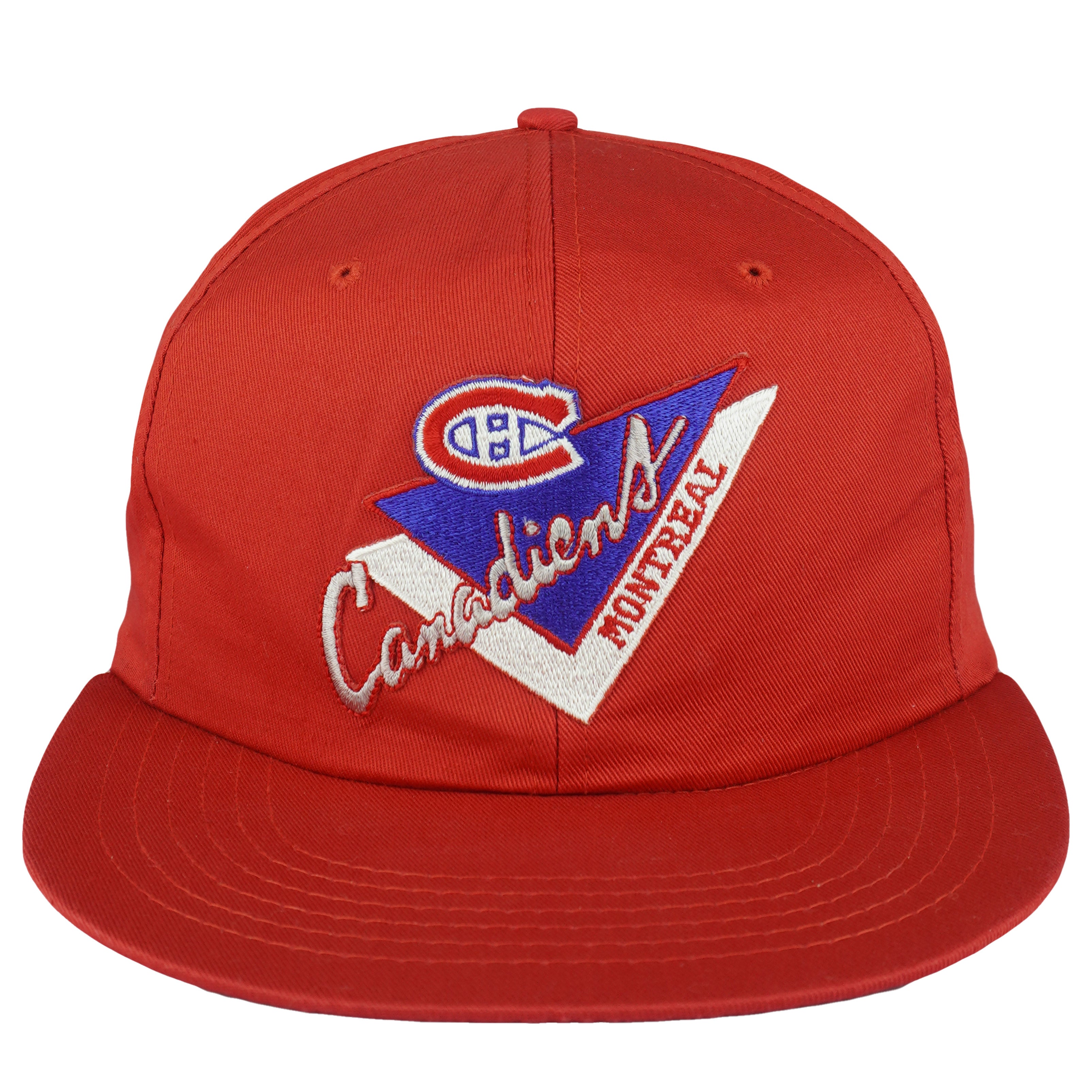 NHL - Montreal Canadiens Embroidered Snapback Hat 1990s OSFA Vintage Retro Hockey
