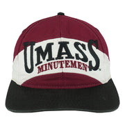NCAA (Logo 7) - UMass Minutemen Snapback Hat 1990s OSFA Vintage Retro