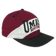 NCAA (Logo 7) - UMass Minutemen Snapback Hat 1990s OSFA Vintage Retro