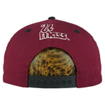 NCAA (Logo 7) - UMass Minutemen Snapback Hat 1990s OSFA Vintage Retro