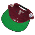 NCAA (Logo 7) - UMass Minutemen Snapback Hat 1990s OSFA Vintage Retro