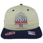 NHL (#1 Apparel) - Montreal Canadiens Centre Molson Arena Snapback Hat 1996 OSFA Vintage Retro Hockey
