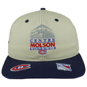 NHL (#1 Apparel) - Montreal Canadiens Centre Molson Arena Snapback Hat 1996 OSFA Vintage Retro Hockey