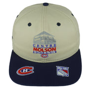 NHL (#1 Apparel) - Montreal Canadiens Centre Molson Arena Snapback Hat 1996 OSFA Vintage Retro Hockey