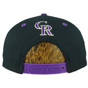 MLB (Logo 7) - Colorado Rockies Embroidered Snapback Hat 1990s OSFA Vintage Retro Baseball