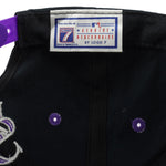 MLB (Logo 7) - Colorado Rockies Embroidered Snapback Hat 1990s OSFA Vintage Retro Baseball