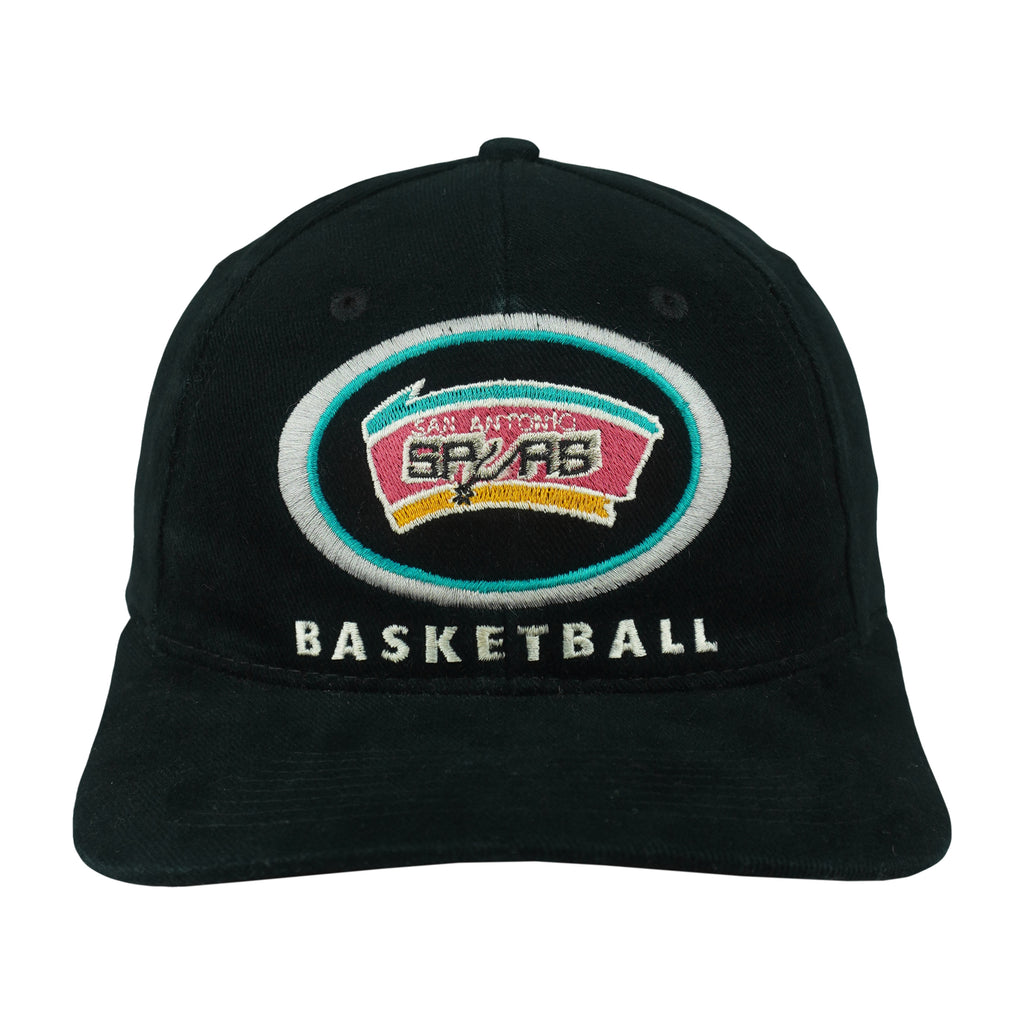 NBA (Drew Pearson) - San Antonio Spurs Snapback Hat 1990s OSFA Vintage Retro Basketball