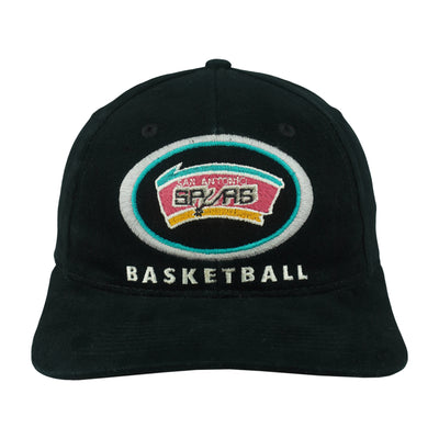 NBA (Drew Pearson) - San Antonio Spurs Snapback Hat 1990s OSFA