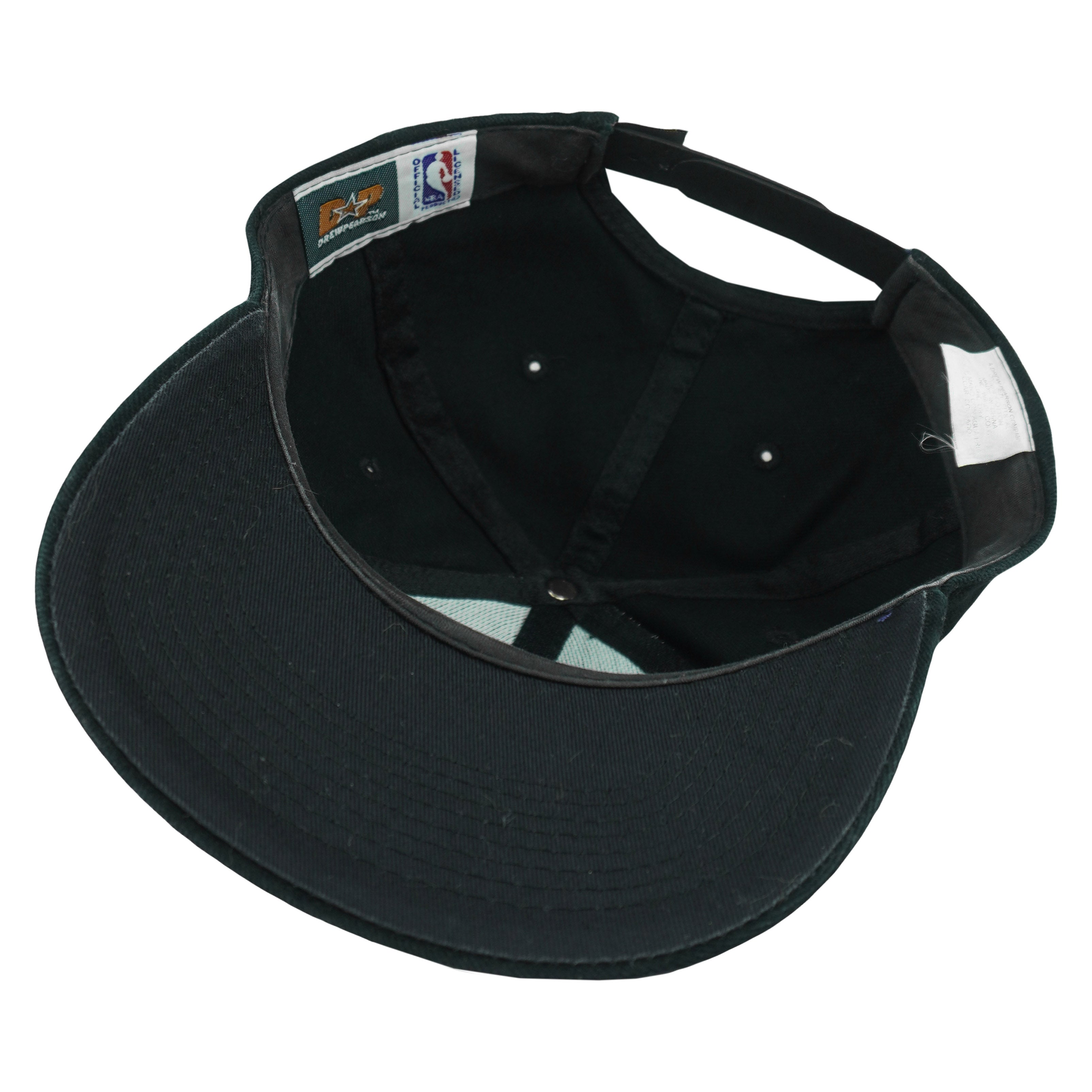 NBA (Drew Pearson) - San Antonio Spurs Snapback Hat 1990s OSFA Vintage Retro Basketball