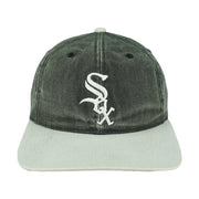 MLB (Twins) - Chicago White Sox Big Logo Strapback Hat 1990s OSFA Vintage Retro Baseball