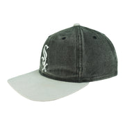 MLB (Twins) - Chicago White Sox Big Logo Strapback Hat 1990s OSFA Vintage Retro Baseball