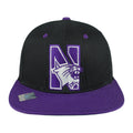 NCAA - Northwestern Wildcats Football Snapback Hat 1990s OSFA Vintage Retro