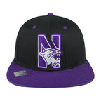 NCAA - Northwestern Wildcats Football Snapback Hat 1990s OSFA Vintage Retro