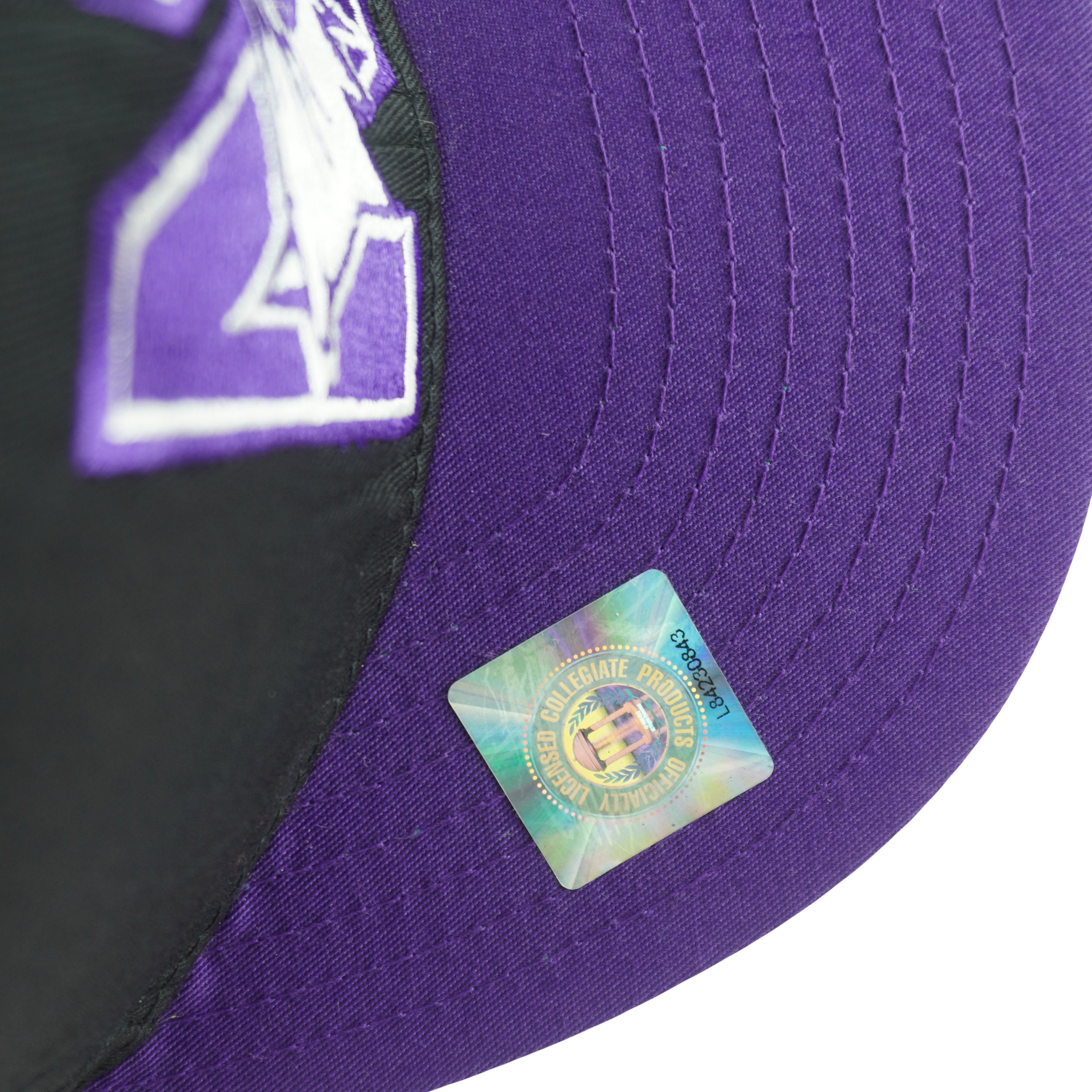 NCAA - Northwestern Wildcats Football Snapback Hat 1990s OSFA Vintage Retro