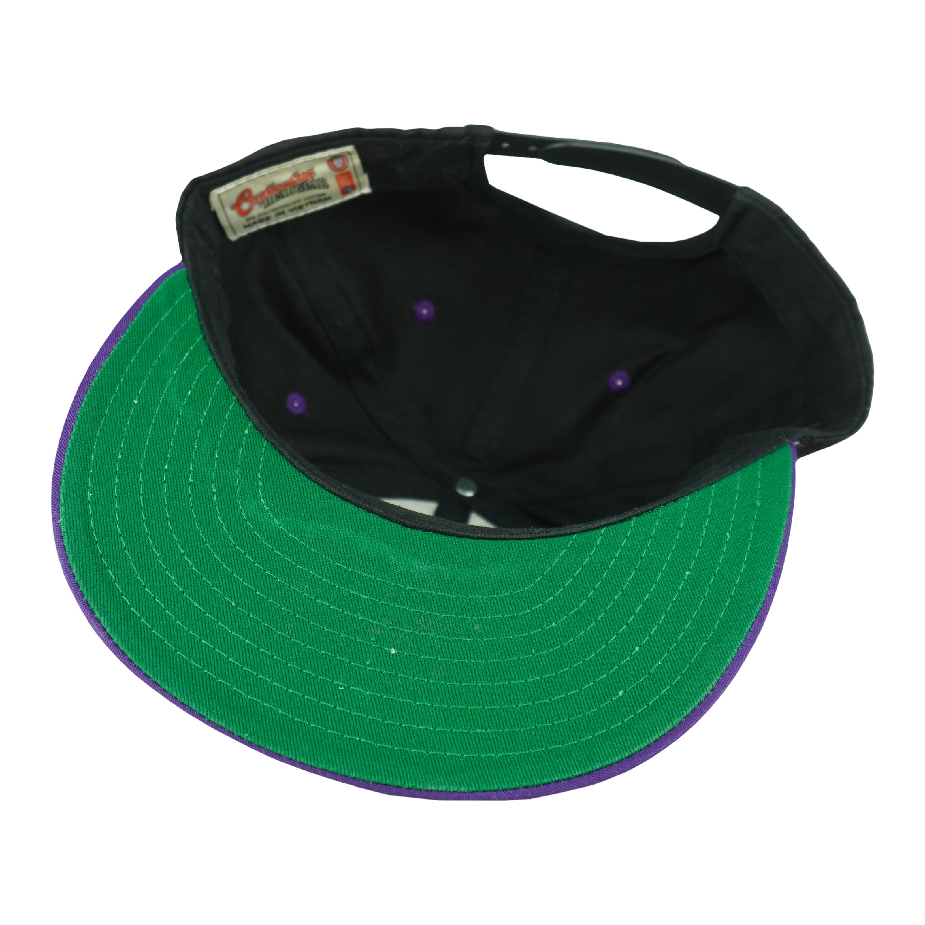 NCAA - Northwestern Wildcats Football Snapback Hat 1990s OSFA Vintage Retro