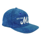 MLB (Twins) - New York Mets Corduroy Snapback Hat 1990s OSFA Vintage Retro Baseball