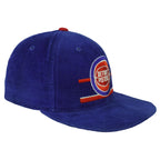 NBA (The Classic) - Detroit Pistons Corduroy Adjustable Hat 1990s OSFA Vintage Retro Basketball