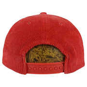NFL (New Era) - Red Buffalo Bills Corduroy Snapback Hat 1990s OSFA Vintage Retro Football