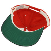 Vintage CFL (The Classic) - Ottawa Rough Riders Corduroy Snapback Hat 1990s OSFA in black and white and red