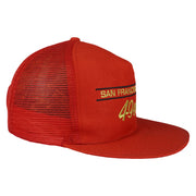 Vintage NFL (Annco) - San Francisco 49ers Trucker Snapback Hat 1990s OSFA in red