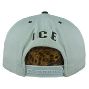 Vintage NHL (G Cap) - Indianapolis Ice IHL Snapback Hat 1990s OSFA in gray