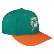 NFL (Logo 7) - Miami Dolphins Big Logo Snapback Hat 1990s OSFA Vintage Retro Football