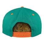 NFL (Logo 7) - Miami Dolphins Big Logo Snapback Hat 1990s OSFA Vintage Retro Football