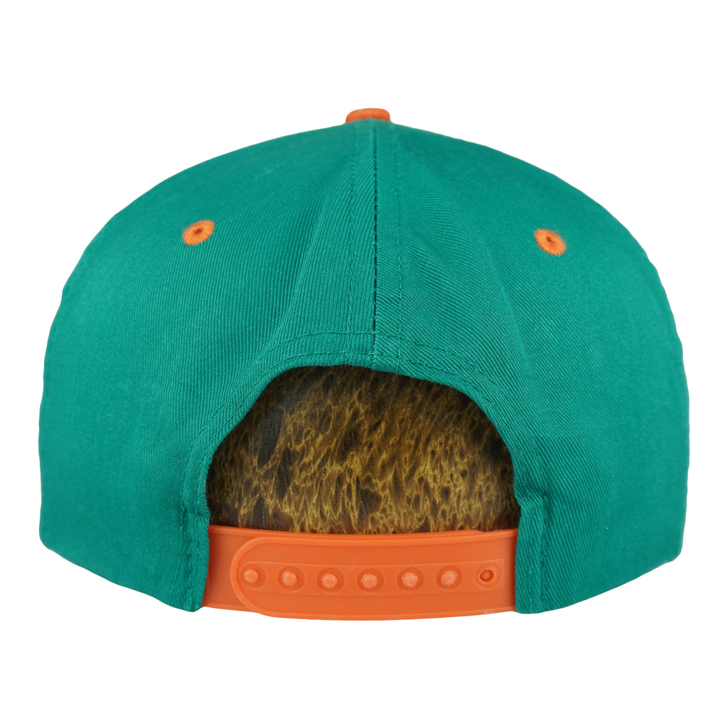 NFL (Logo 7) - Miami Dolphins Big Logo Snapback Hat 1990s OSFA Vintage Retro Football