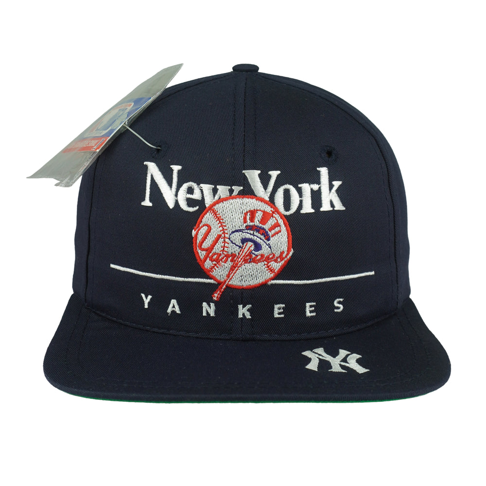 MLB (Twins Enterprise) - New York Yankees Deadstock Snapback Hat 1990s OSFA Vintage Retro Baseball
