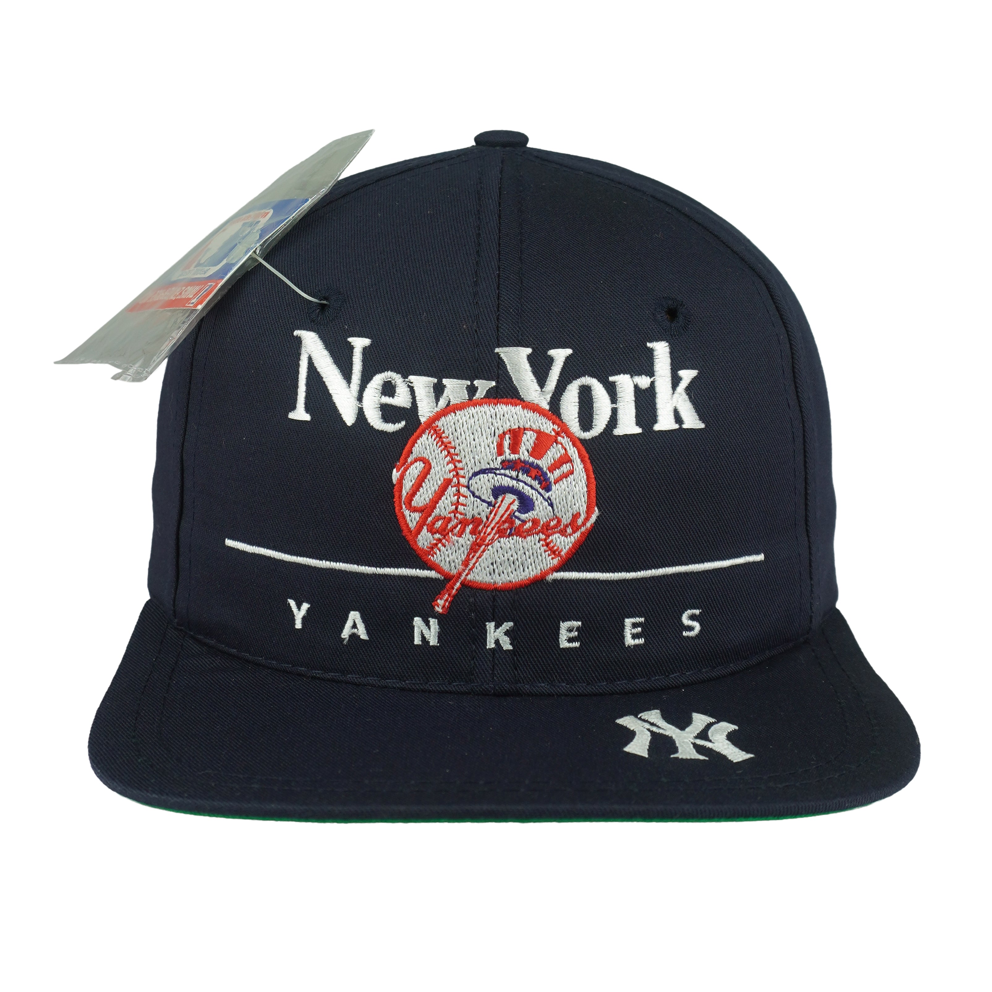 MLB (Twins Enterprise) - New York Yankees Deadstock Snapback Hat 1990s OSFA Vintage Retro Baseball