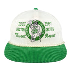 NBA - Boston Celtics Sweet Repeat Corduroy Snapback Hat 1990s OSFA Vintage Retro Basketball
