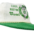 NBA - Boston Celtics Sweet Repeat Corduroy Snapback Hat 1990s OSFA Vintage Retro Basketball