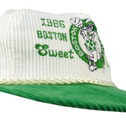 NBA - Boston Celtics Sweet Repeat Corduroy Snapback Hat 1990s OSFA Vintage Retro Basketball