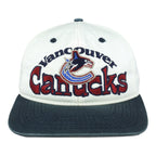 NHL (#1 Apparel) - Vancouver Canucks Hockey Snapback Hat 1990s OSFA Vintage Retro Hockey