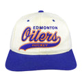 Starter (NHL) - Edmonton Oilers Strapback Hat 1990s OSFA Vintage Retro Hockey