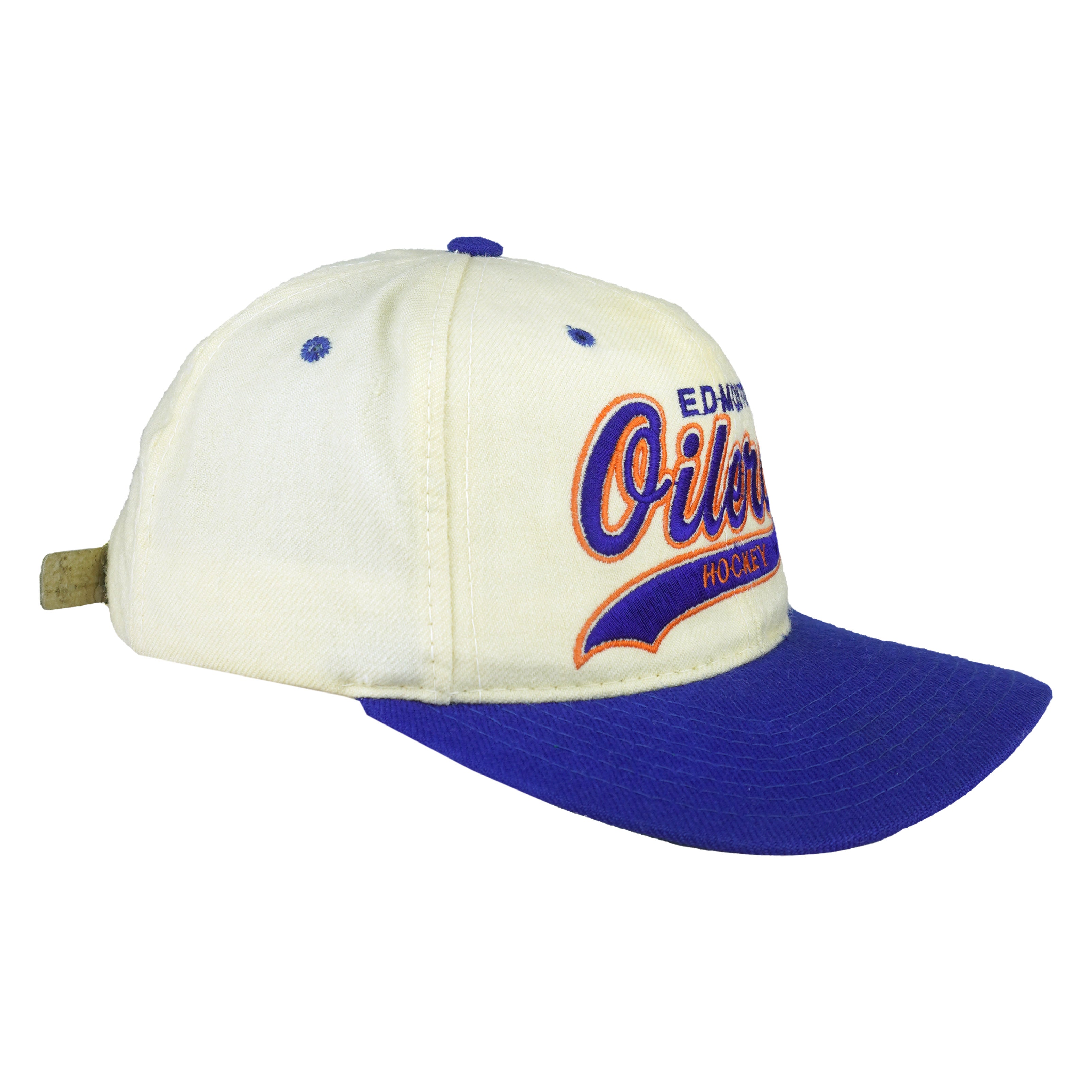 Starter (NHL) - Edmonton Oilers Strap Back Hat 1990s OSFA