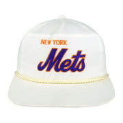 MLB (Annco) - New York Mets Embroidered Snapback Hat 1990s OSFA Vintage Retro Baseball