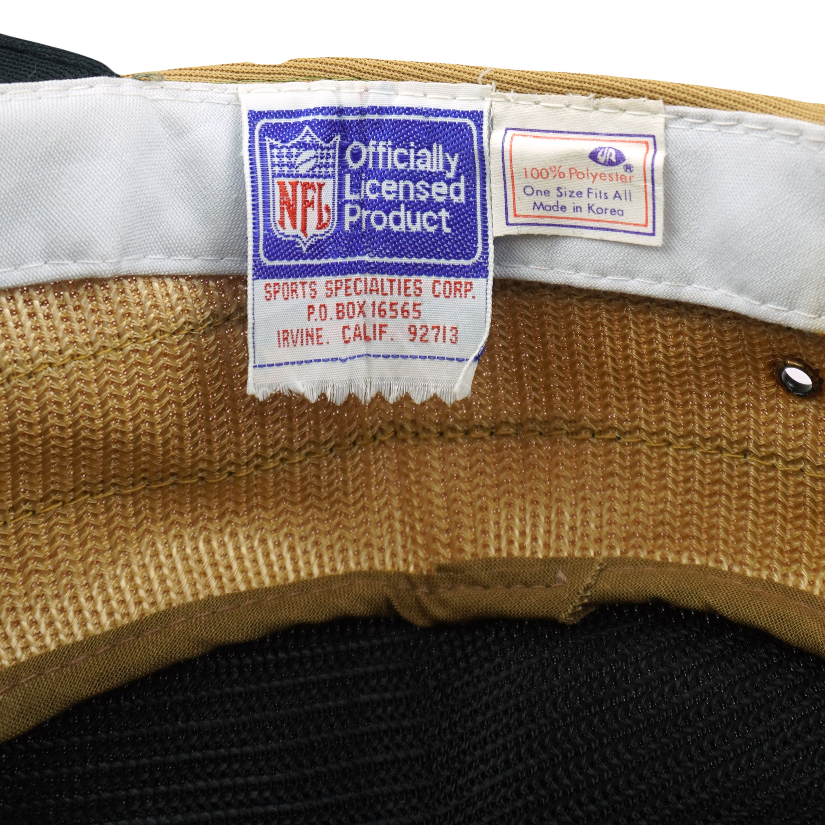 NFL - New Orleans Saints Football Painter Snapback Hat 1990s OSFA Vintage Retro Football