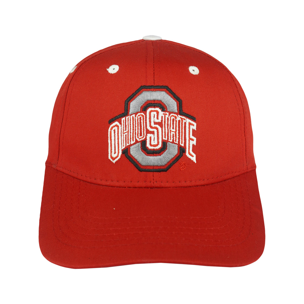 NCAA - Ohio State Buckeyes Strapback Hat 1990s OSFA Vintage Retro