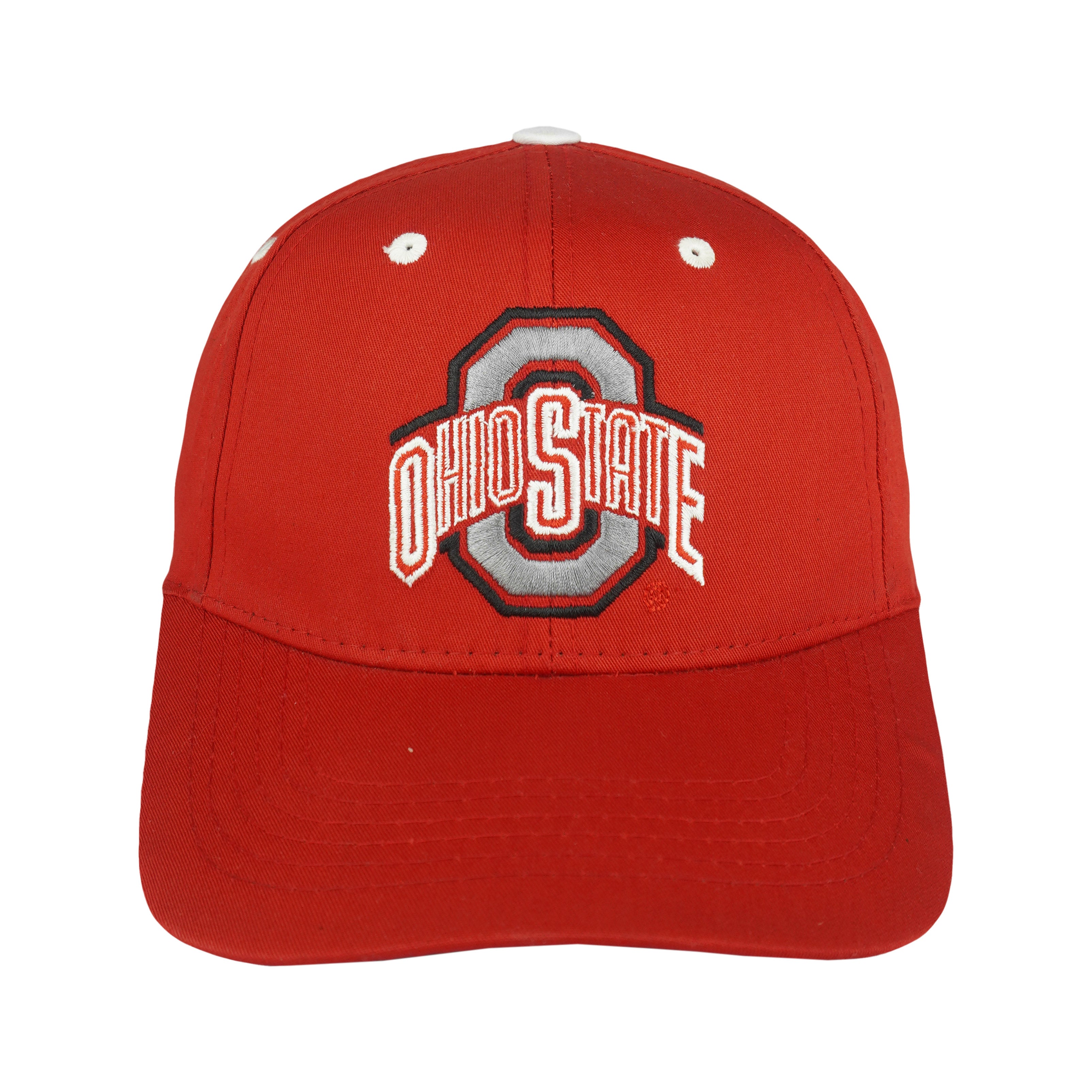 NCAA - Ohio State Buckeyes Strapback Hat 1990s OSFA Vintage Retro