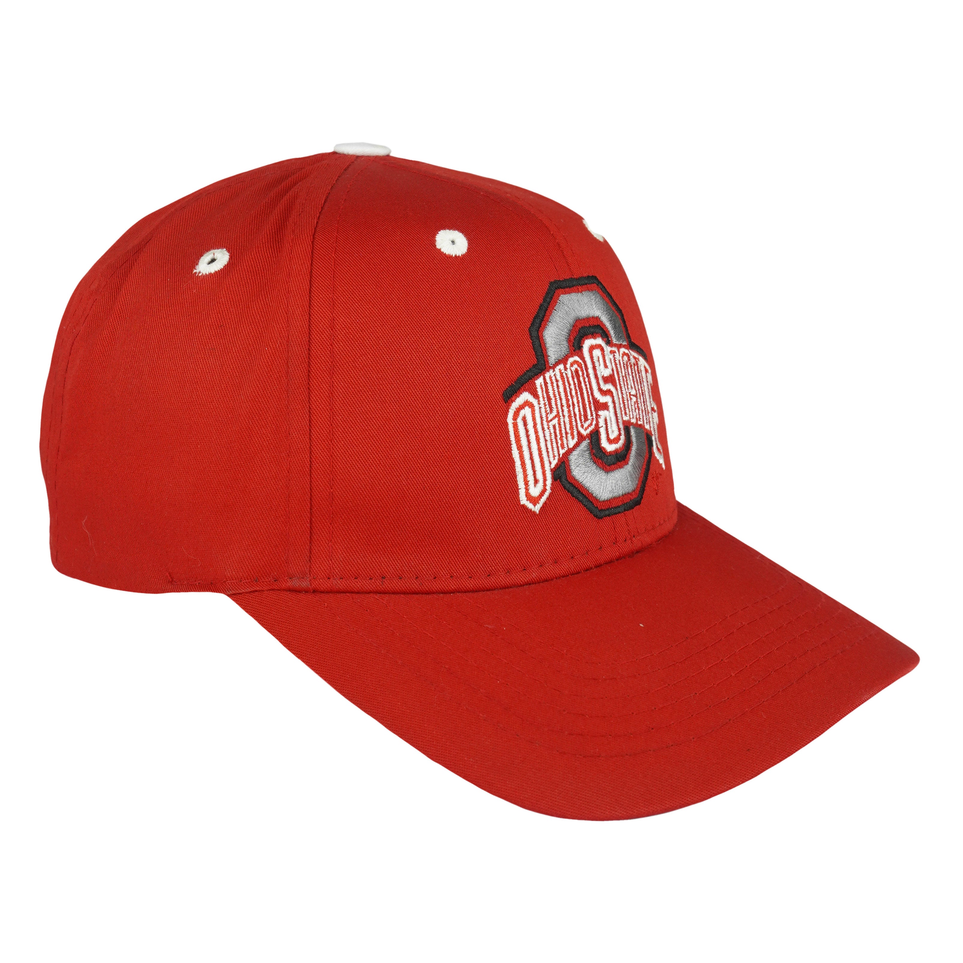 NCAA - Ohio State Buckeyes Strapback Hat 1990s OSFA Vintage Retro