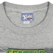 Vintage NBA (Lee) - Seattle SuperSonics Conference Champions T-Shirt 1996 Large in gray
