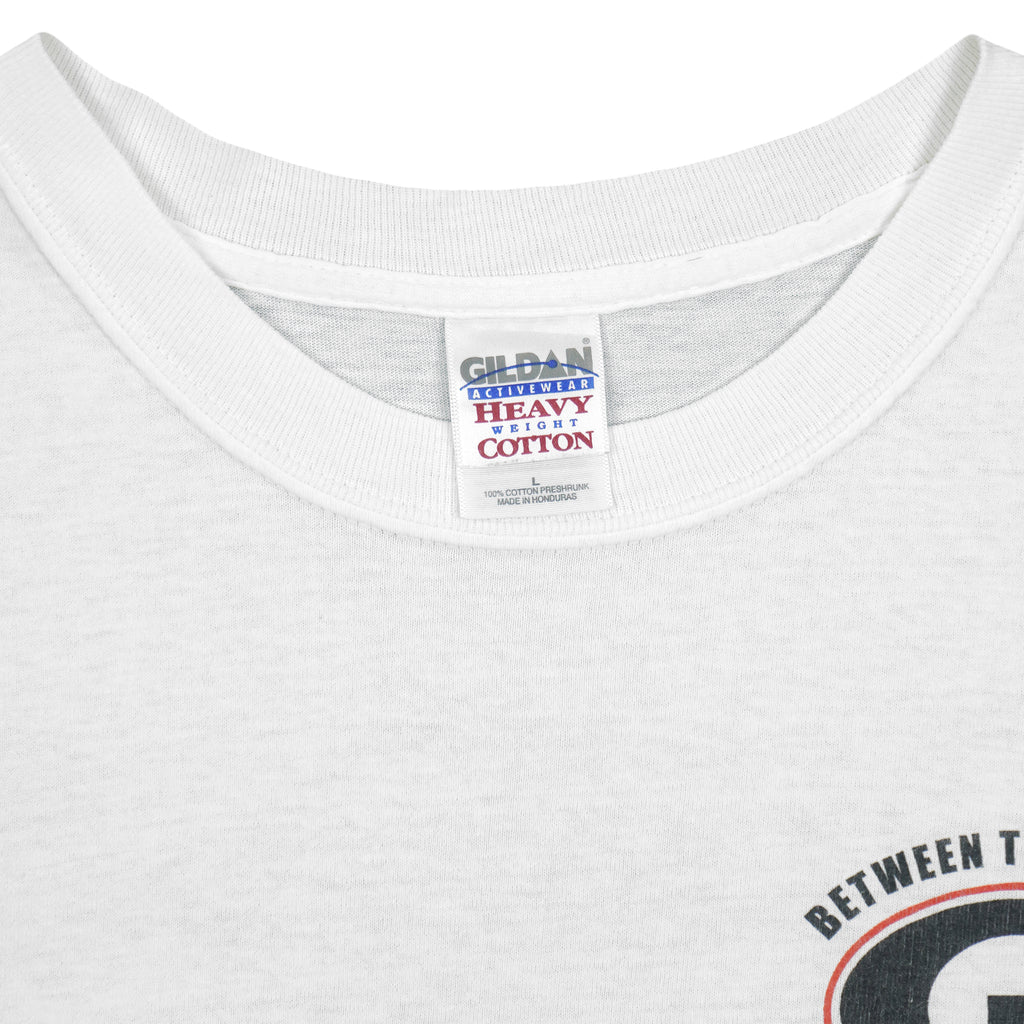 NCAA (Gildan) - Georgia Bulldogs Vs Alabama Crimson Tide T-Shirt 2003 Large Vintage Retro