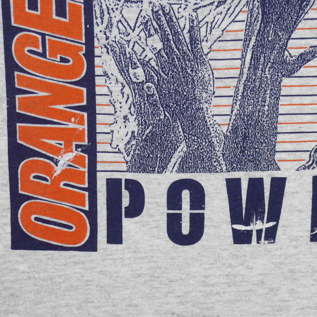 NCAA (Swingster)- Syracuse Orangemen Power T-Shirt 1990s X-Large Vintage Retro